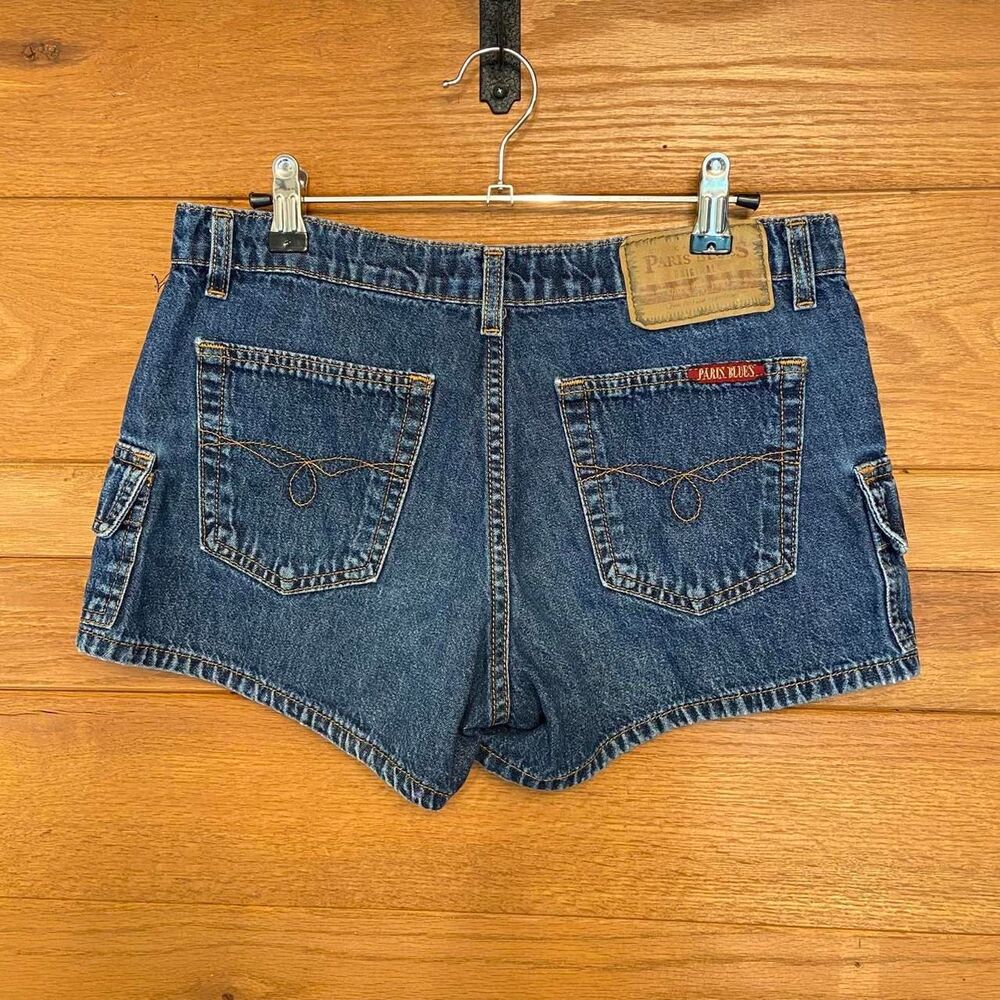 Vintage 90s Paris Blues cargo shorts